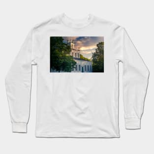 Sharon Temple In Evening Light Long Sleeve T-Shirt